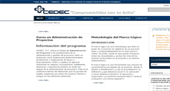Desktop Screenshot of cedec.com.mx